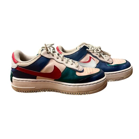 Nike Air Force 1 Shadow Mystic Navy Low Top Multi Sz 8 - Picture 2 of 15